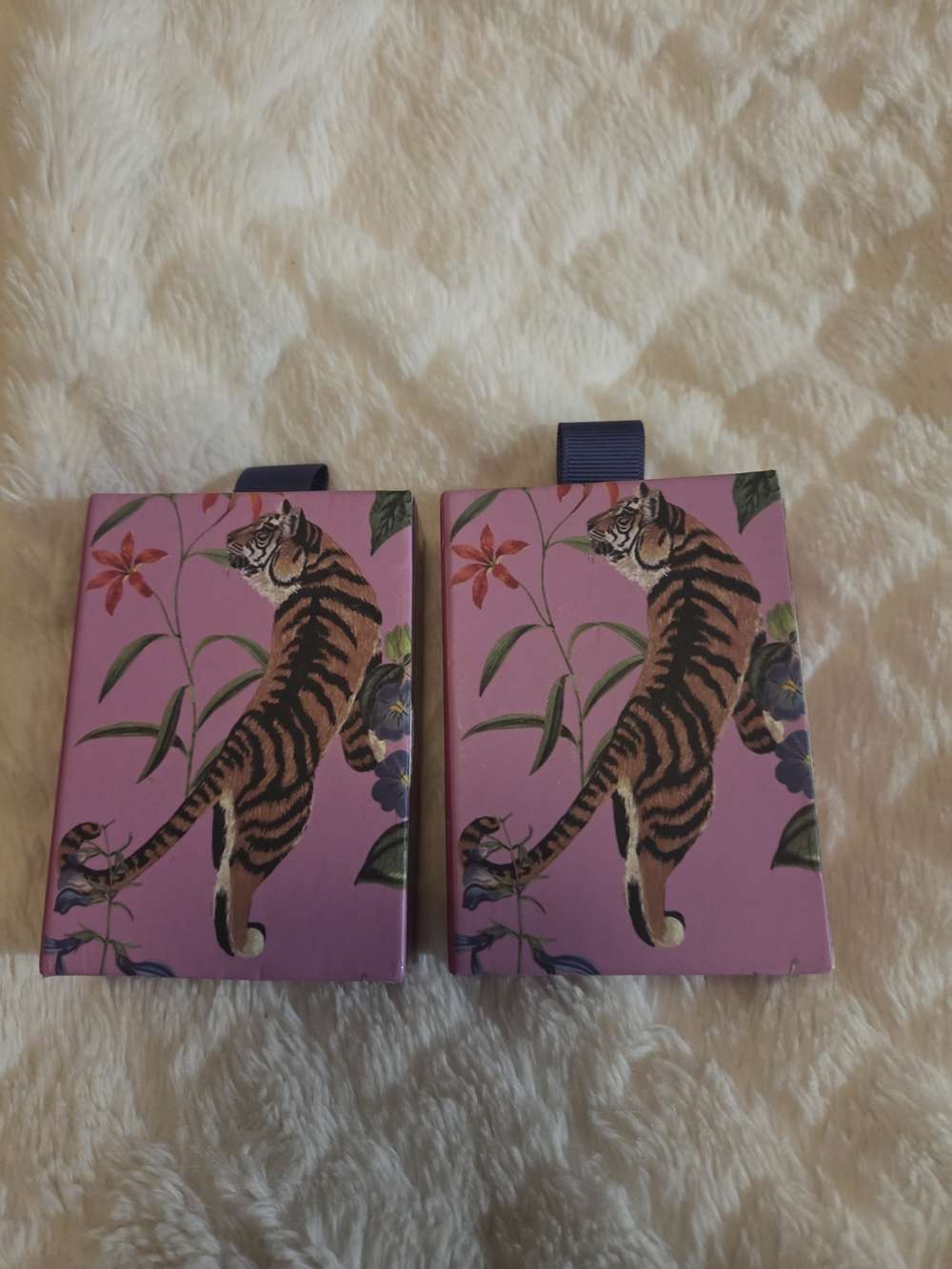 Playing Card Deck Set in Pink with Tiger Artwork...6 sets 2 of each
